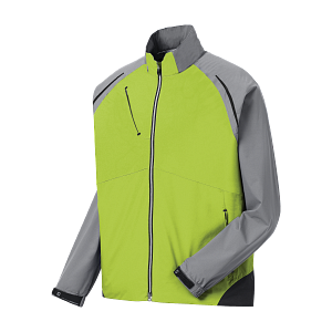 ParWestGolf DryJoys Select Rain Jacket, waterproof golf clothing in navy with adjustable hood and front zip.
