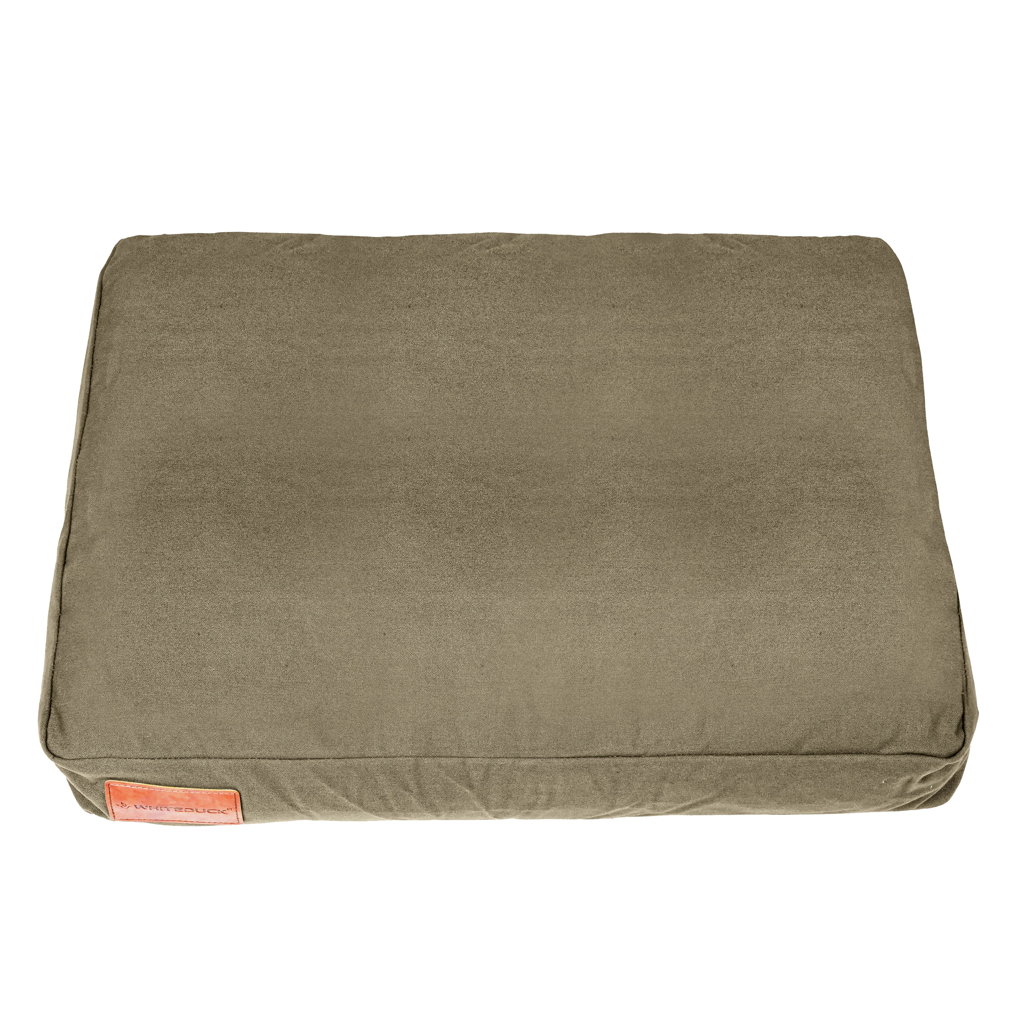 Dusty green White Duck Outdoors pet bed with soft fabric and cushioned interior for comfortable dog lounging.