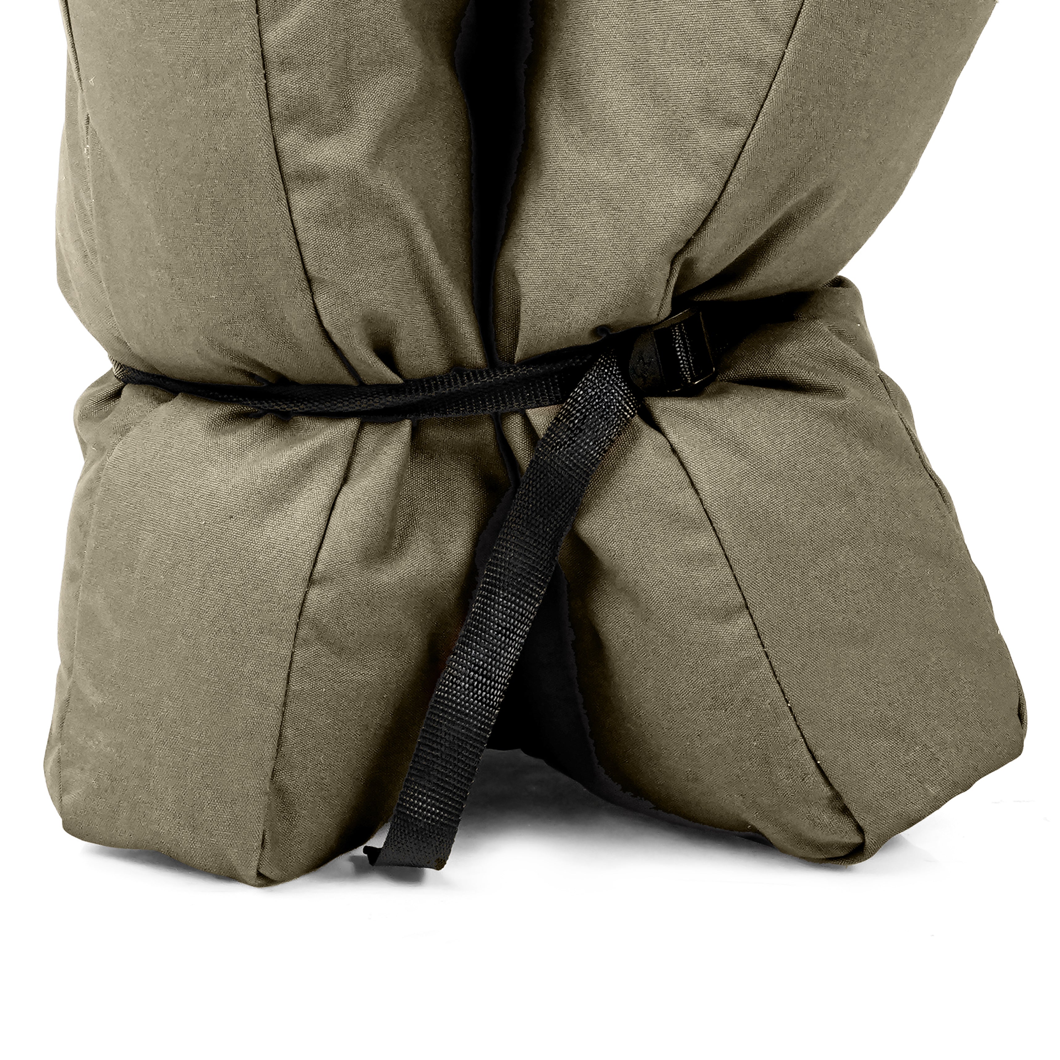 Dusty green White Duck Outdoors pet dog bed with cushioned sides and cozy interior for comfortable rest.