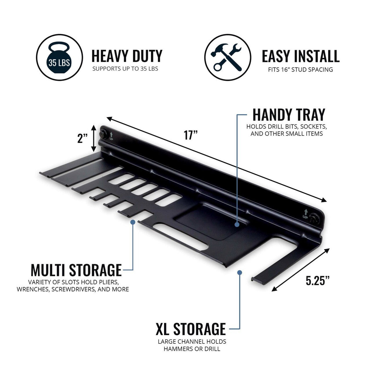 E-Tool Hand Tool Organizer | Holds 35 lbs - OVERLANDERS Outfitter