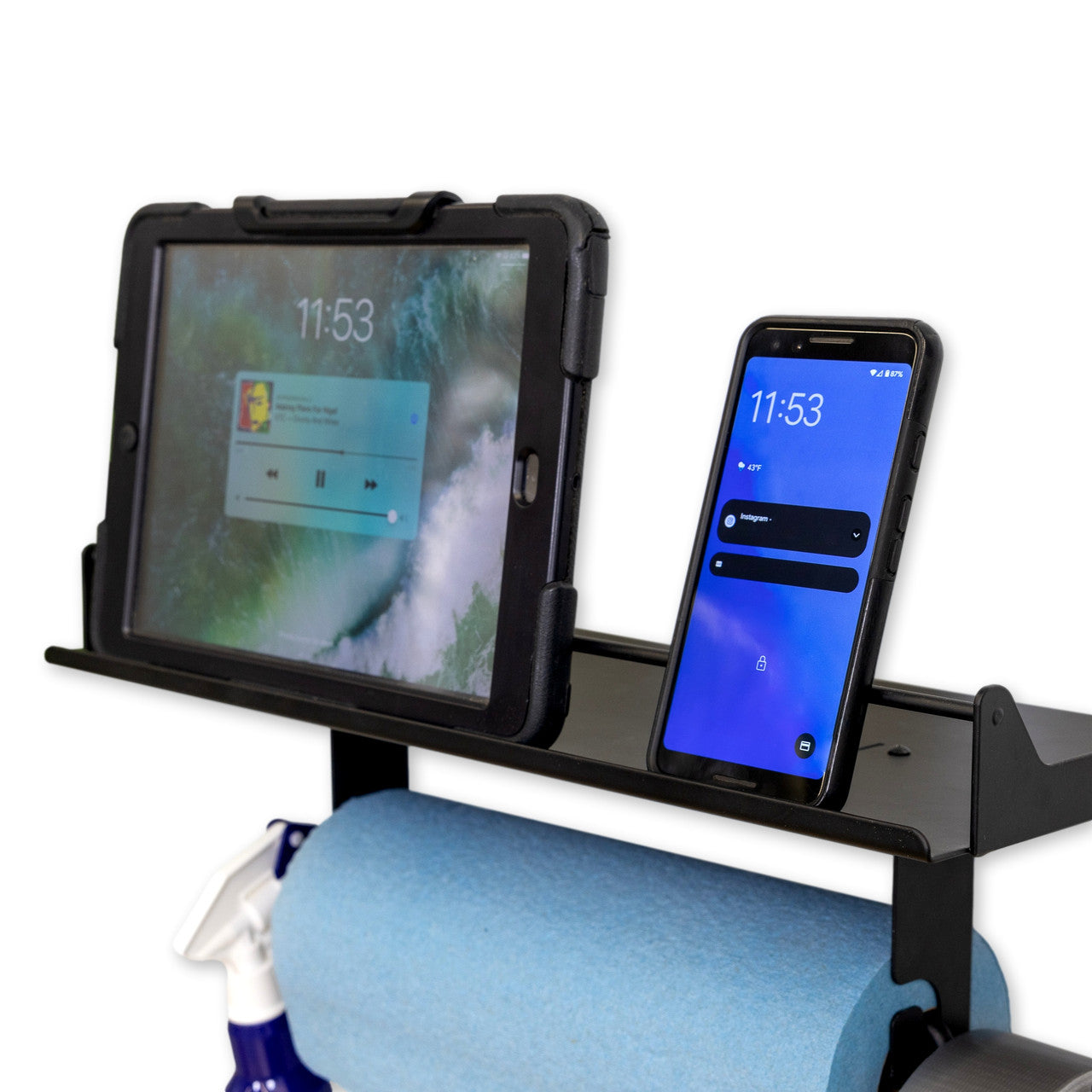 Quick Clean Paper Towel Holder and Wall Shelf - OVERLANDERS Outfitter