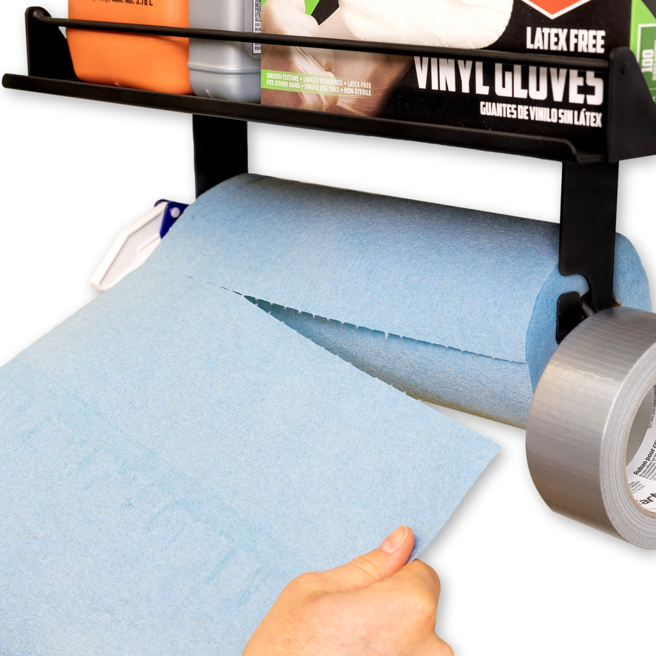 Quick Clean Paper Towel Holder and Wall Shelf - OVERLANDERS Outfitter