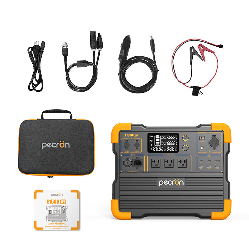 PECRON E1500LFP Expandable Portable Power Station 2200W 1536Wh - We The Collective