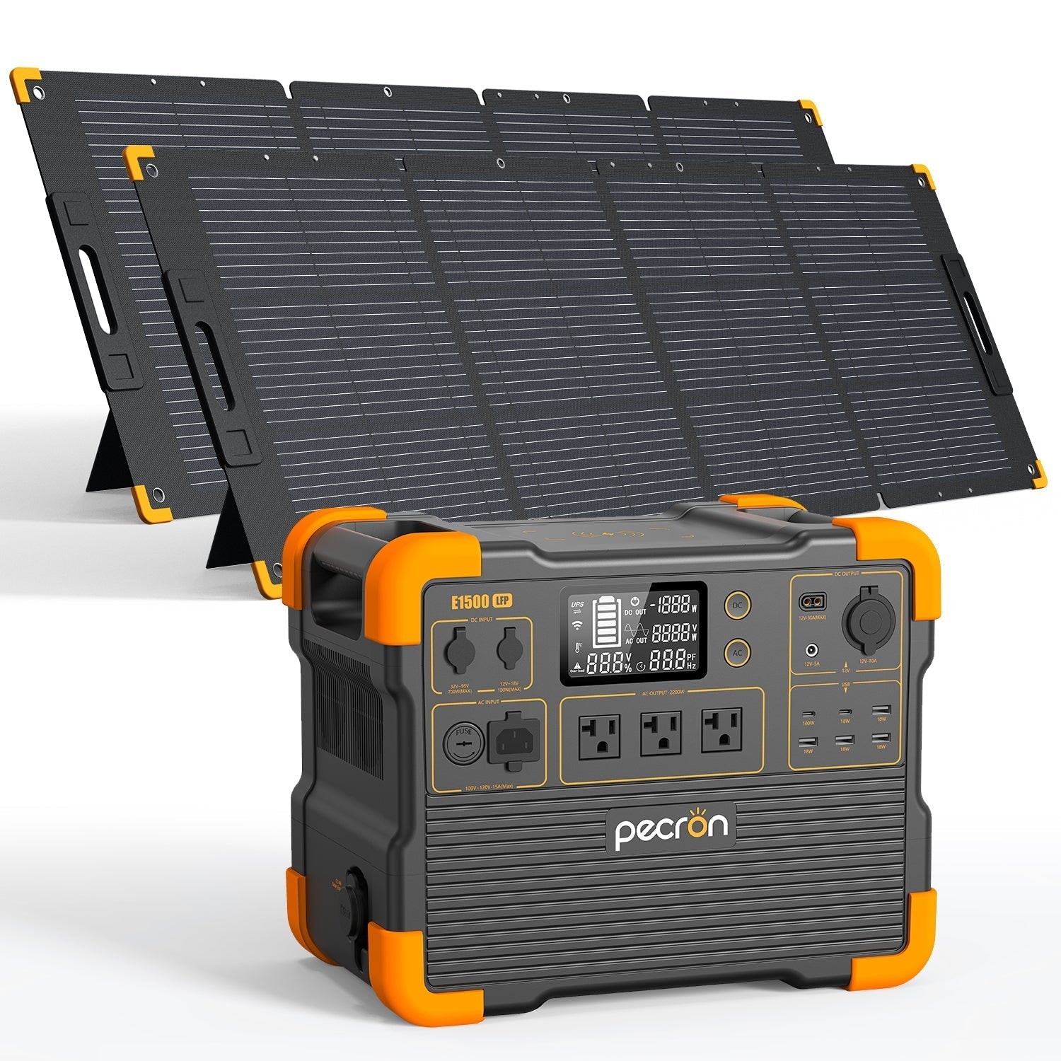 PECRON E1500LFP Expandable Portable Power Station 2200W 1536Wh - We The Collective
