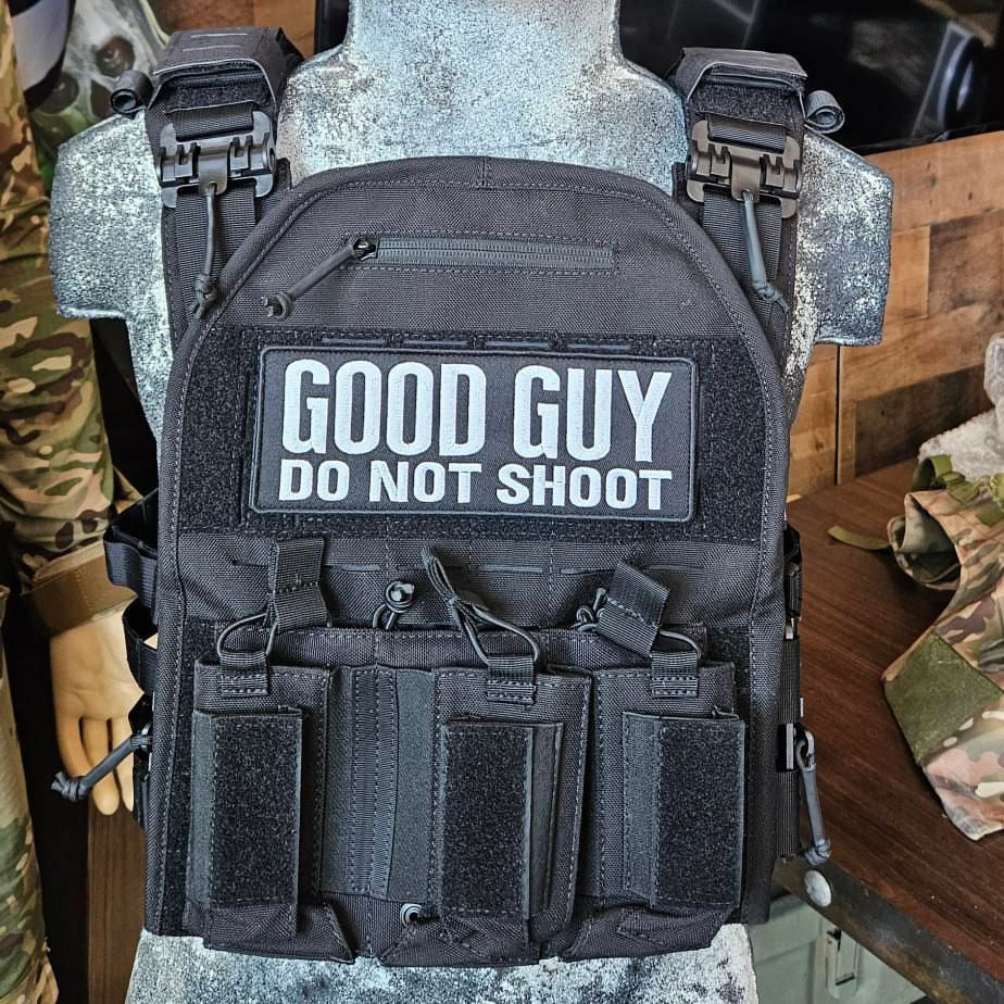 Redemption Tactical ENFORCER 2.0 plate carrier vest with adjustable straps and front MOLLE webbing for tactical gear.