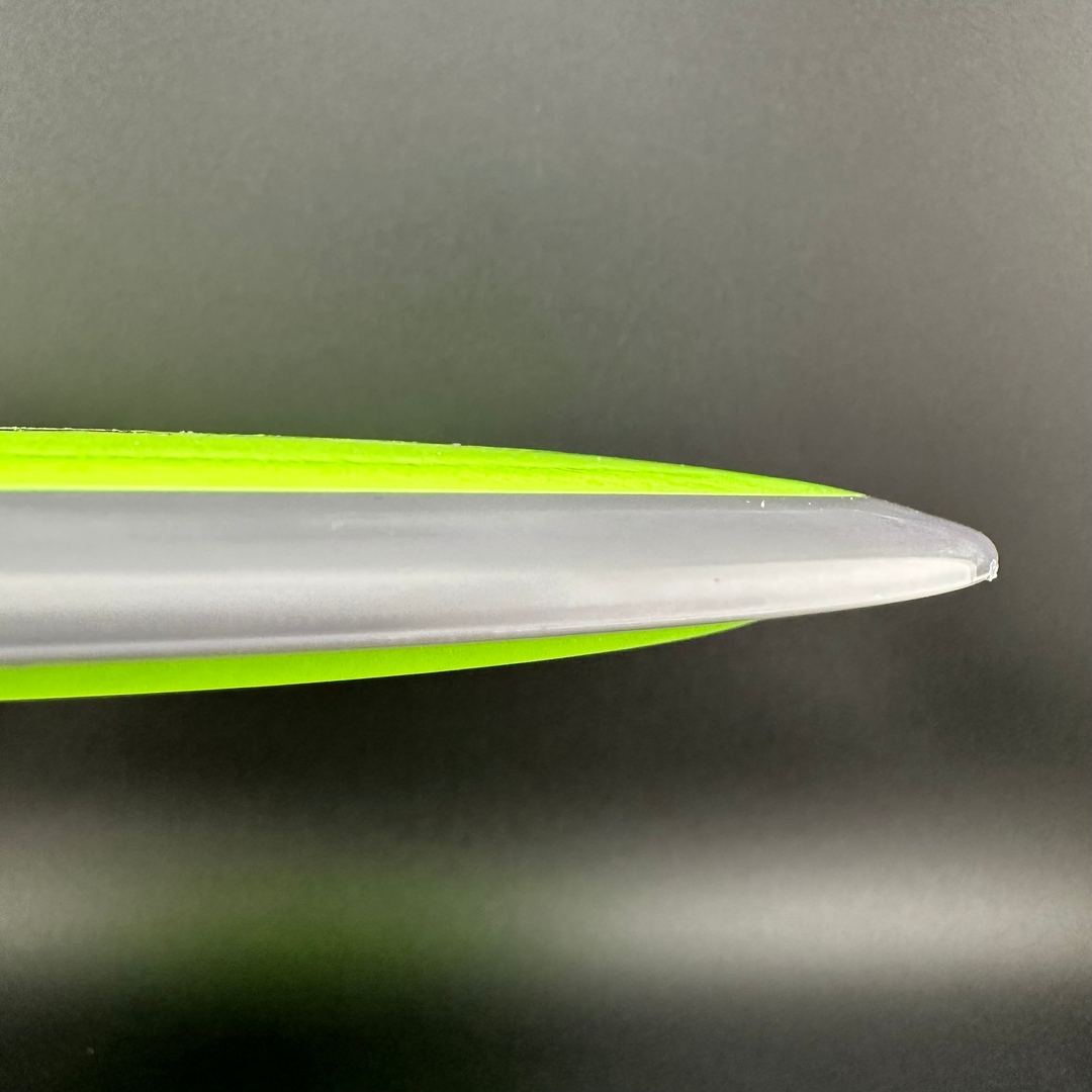 Rare Air Discs Fission Defy Crushin' Amanitas VIP 2.0 disc golf disc with vibrant design and bold branding on the surface.