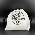 Rare Air Discs chalk ball with RAD bag and carabiner, grip enhancer accessory for improved handling in sports or disc golf.