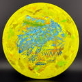 Rare Air Discs CT Jawbreaker Swarm disc golf disc with ledgestone pattern for professional gameplay and durability.