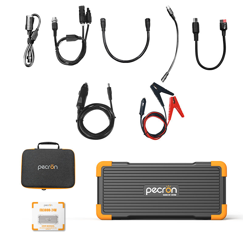 PECRON EB3000-24V Expansion Battery 3072Wh for E2000LFP ONLY - We The Collective