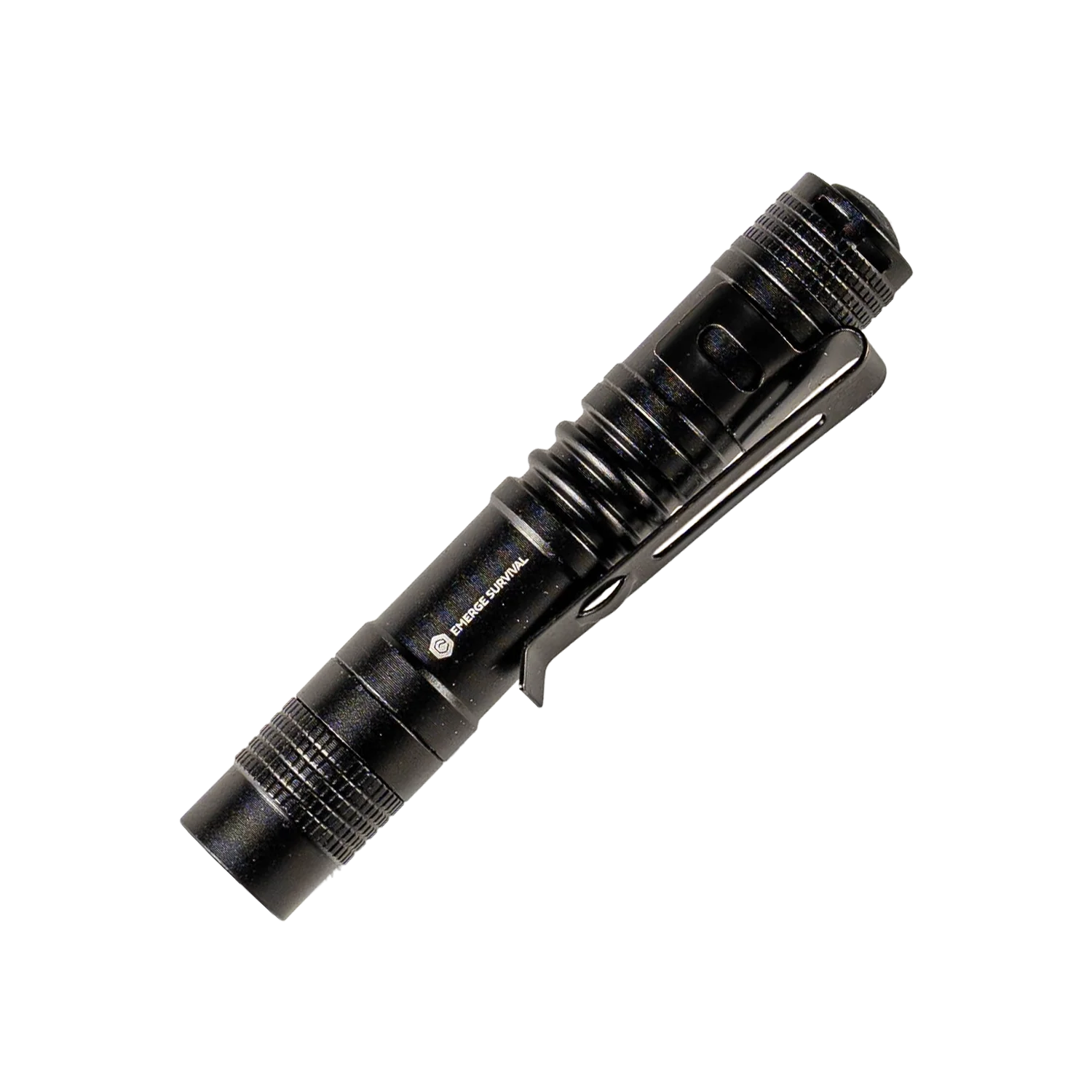 Emerge Survival EDC Mini Flashlight with compact design and durable build, ideal for everyday carry and outdoor use.