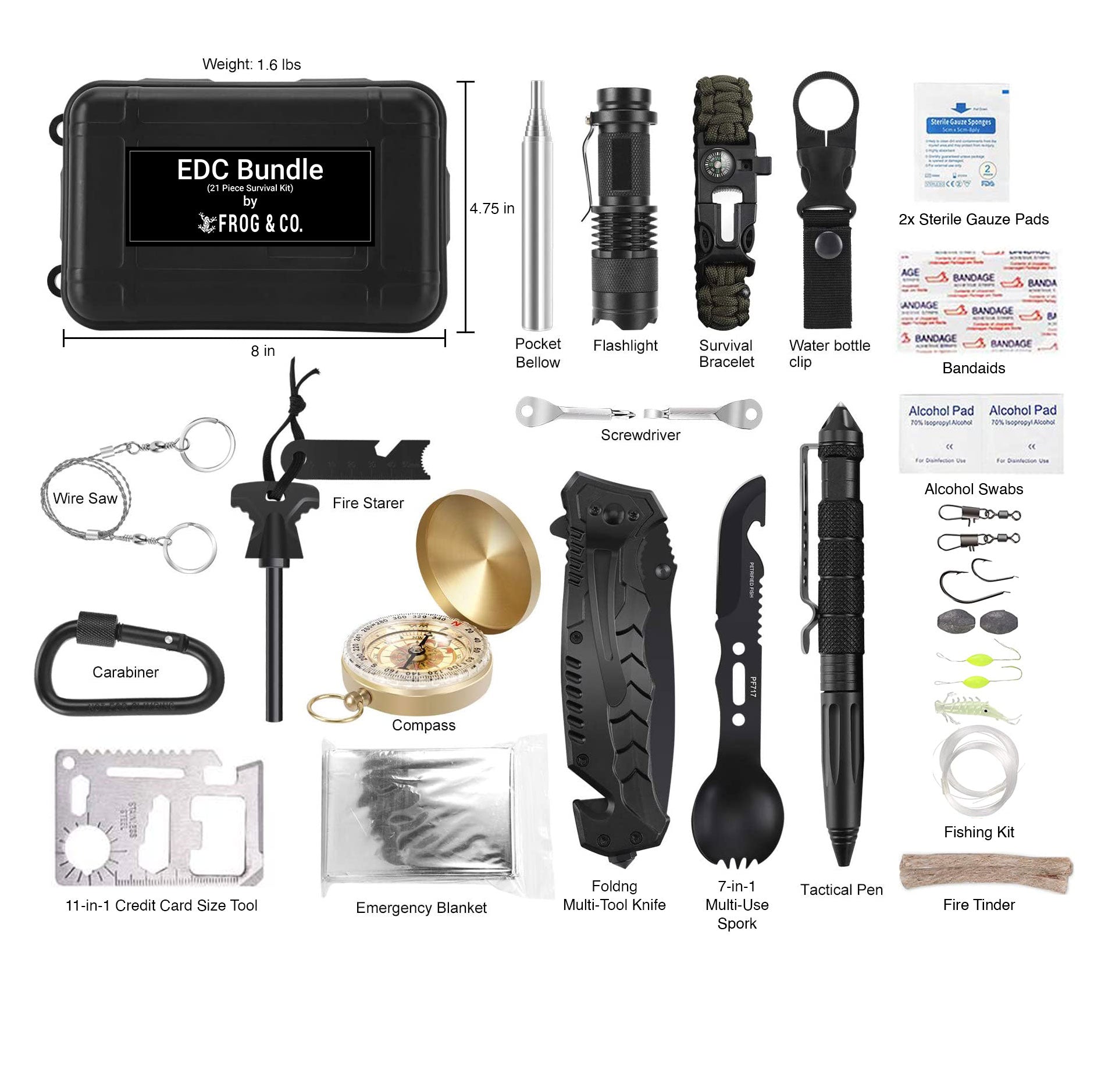 EDC Survival Bundle - OVERLANDERS Outfitter