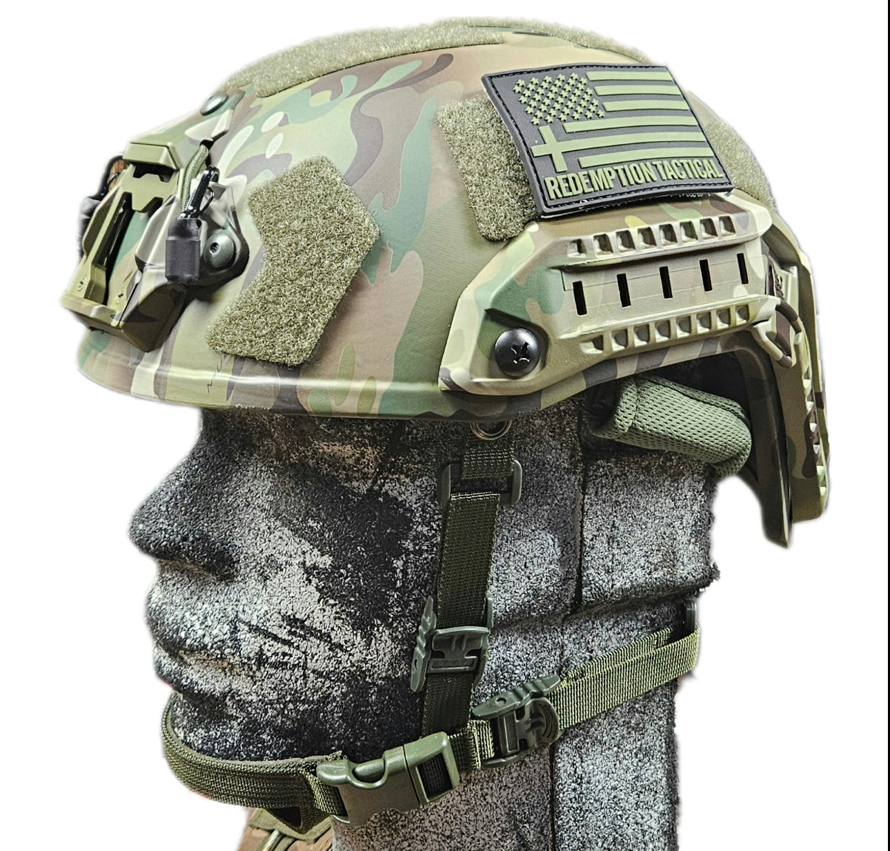 Ballistic Helmet RT2 High Cut Helmet: Tested to LEVEL IIIA (Included Arc Rails, Padding, Straps) - We The Collective