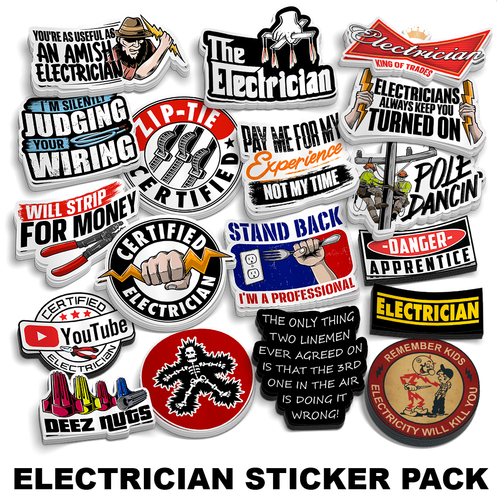 Electrican Sticker Pack - OVERLANDERS Outfitter
