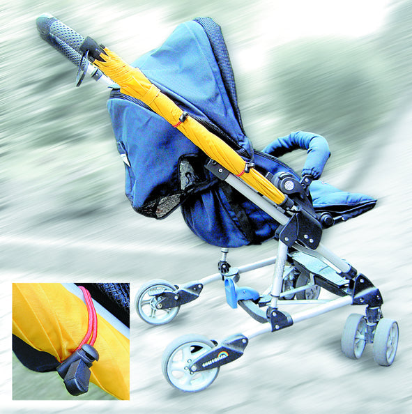 Umbrella Holder-Set – Universal, Weatherproof Mount for Trekking Umbrellas or Poles | Easily Attaches to Backpack Straps for Hands-Free Hiking and Outdoor Adventures - OVERLANDERS Outfitter