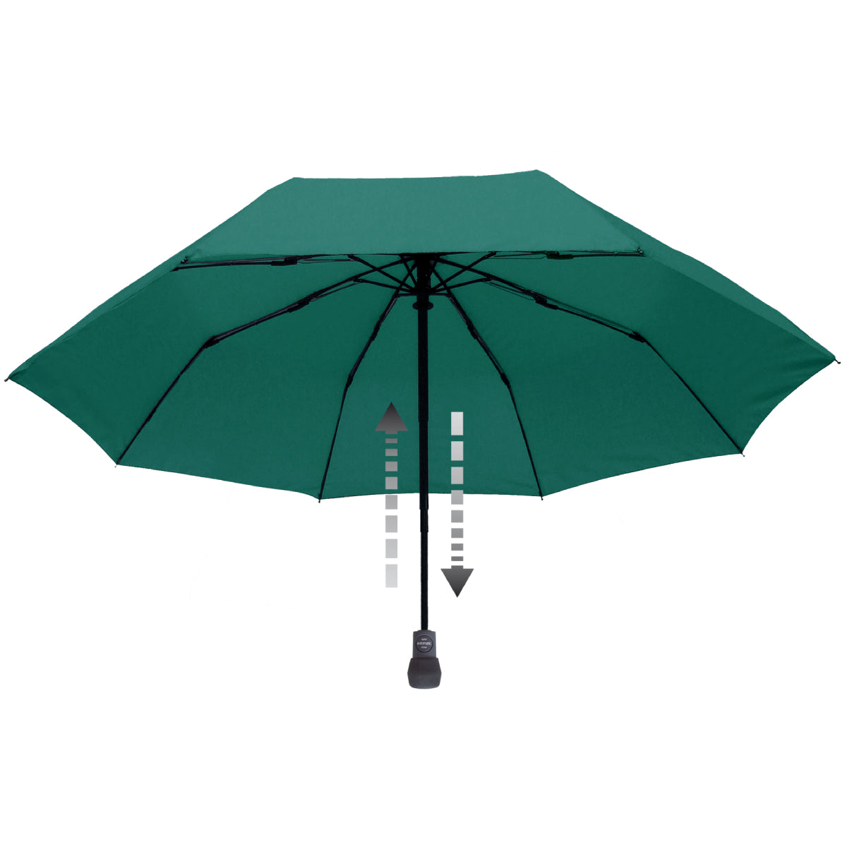 EuroSCHIRM USA Light Trek automatic hiking umbrella with windproof frame, floating compass, and backpack carry case, lightweight and durable.