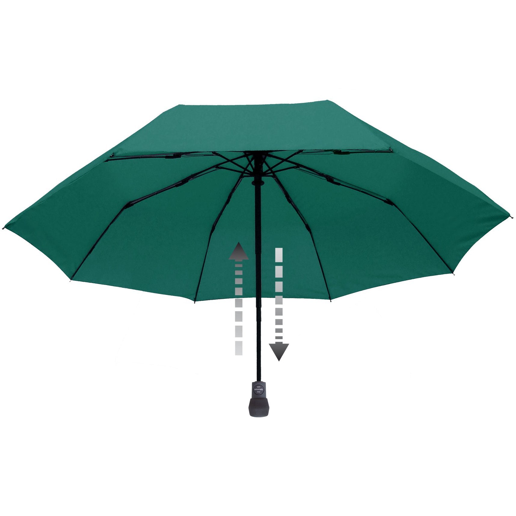 EuroSCHIRM USA Light Trek Automatic Flashlite hiking umbrella with built-in LED torch and auto open/close system, ideal for outdoor adventures.