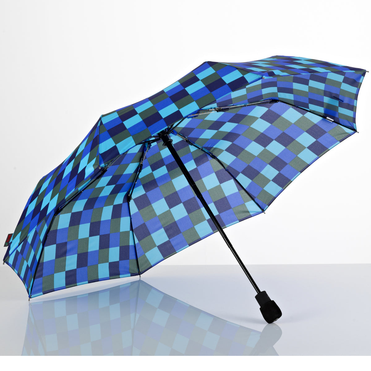 EuroSCHIRM USA Light Trek automatic hiking umbrella with windproof frame, floating compass, and backpack case, lightweight and durable.