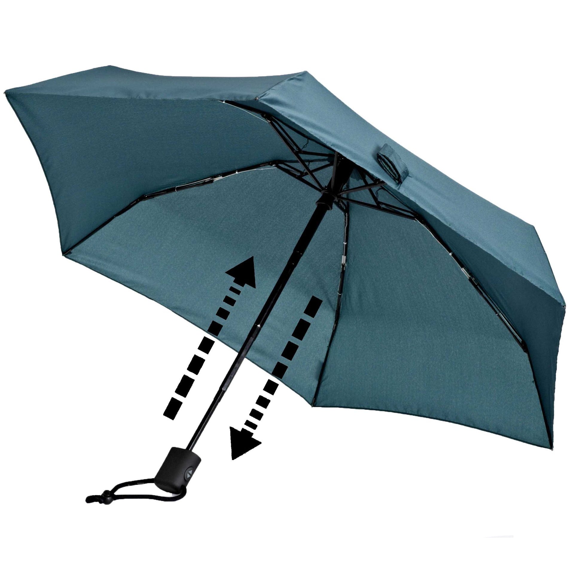 Dainty Automatic Trekking Umbrella – Ultra-Compact, Automatic Open/Close, Windproof Metal & Fiberglass Frame, Tear-Resistant Travel Canopy - OVERLANDERS Outfitter