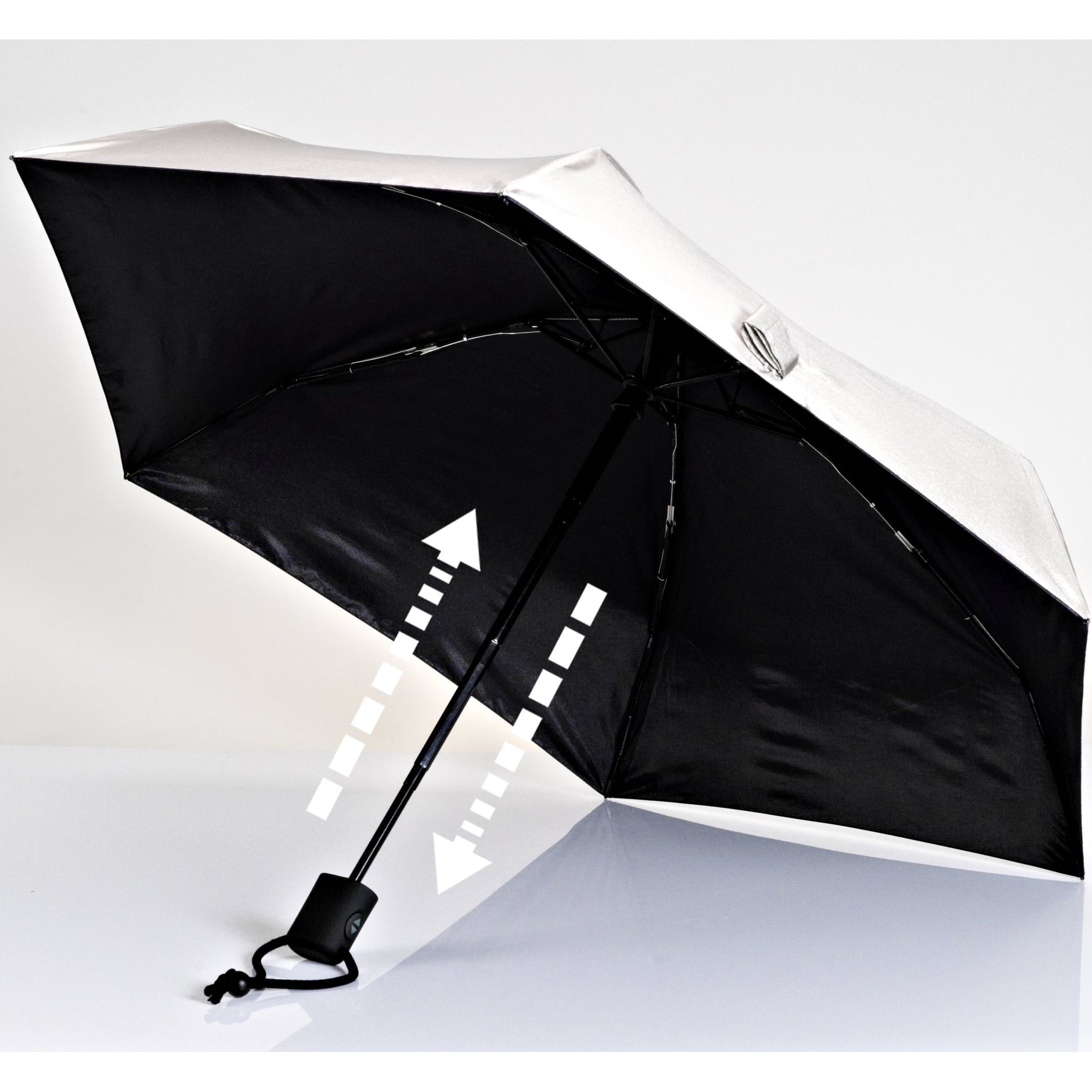 Dainty Automatic Trekking Umbrella – Ultra-Compact, Automatic Open/Close, Windproof Metal & Fiberglass Frame, Tear-Resistant Travel Canopy - OVERLANDERS Outfitter
