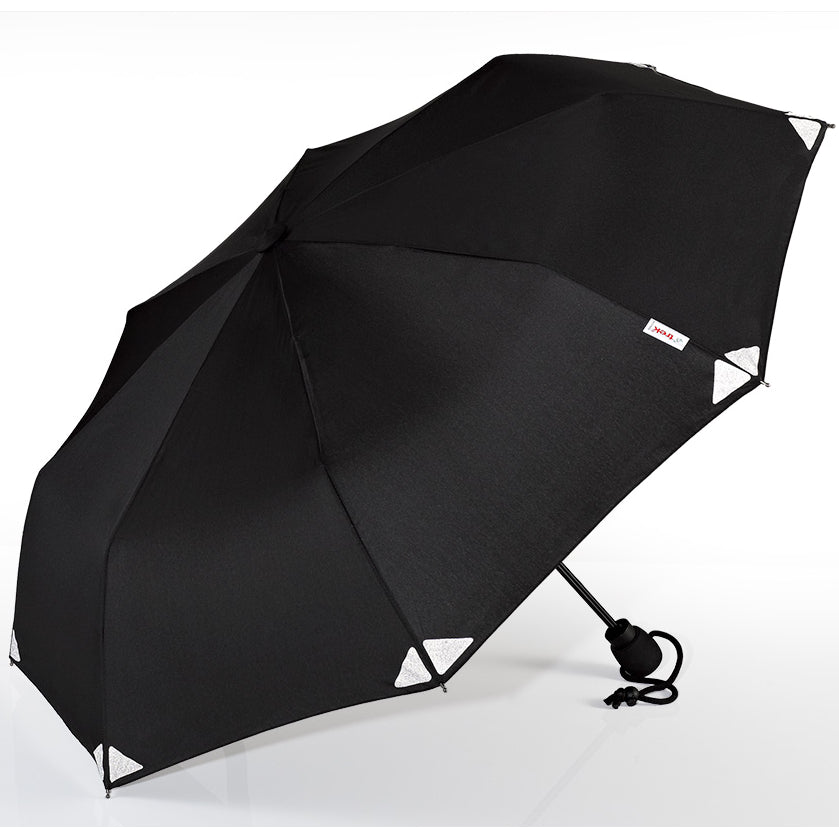 EuroSCHIRM USA Light Trek trekking umbrella with glass fibre frame, compact, lightweight, and durable for hiking rain and sun protection.