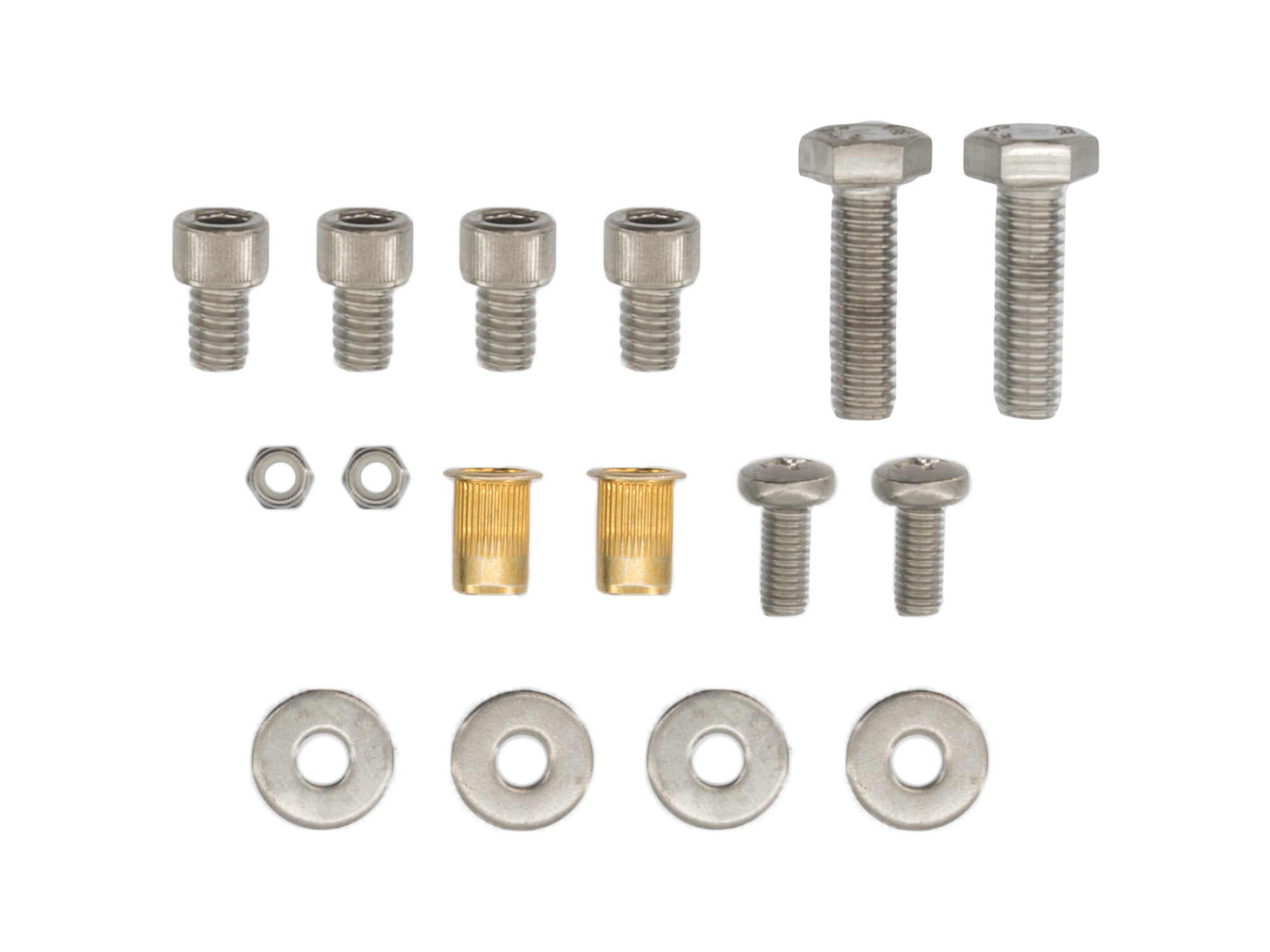 GoWesty external cooler kit for Eurovan automatic transaxle, showing hardware components and installation parts.