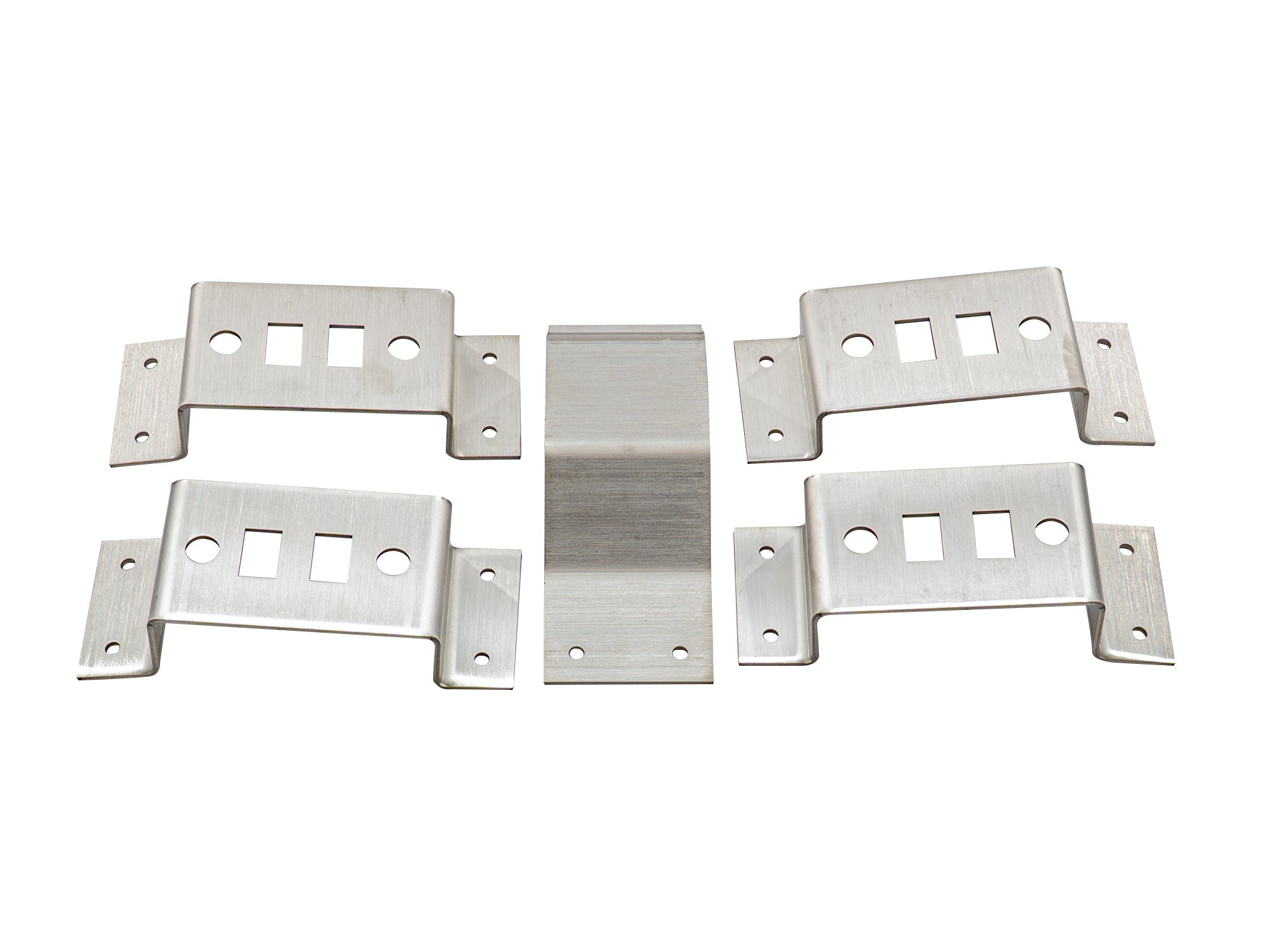 GoWesty luggage rack mounting brackets for Eurovan and Winnebago; unclassified metal brackets for secure luggage support.