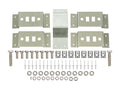 GoWesty luggage rack mounting brackets for Eurovan and Winnebago, showing metal brackets for vehicle roof attachment.
