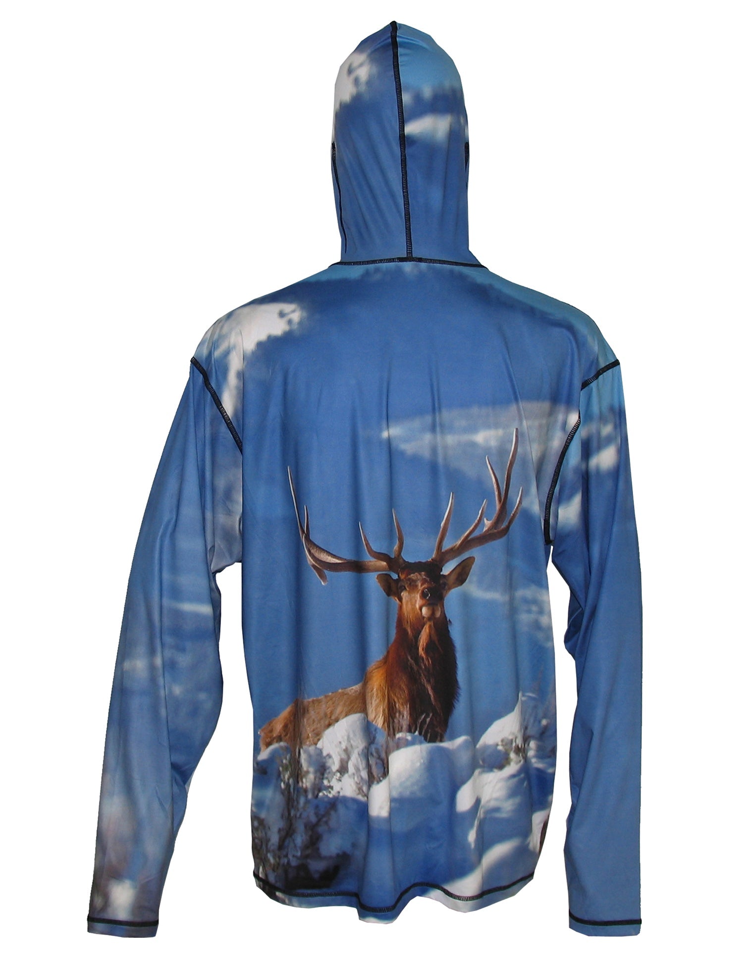 Elk Sun Protective Wildlife Graphic Hoodie - OVERLANDERS Outfitter