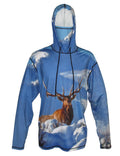 Elk Sun Protective Wildlife Graphic Hoodie - OVERLANDERS Outfitter