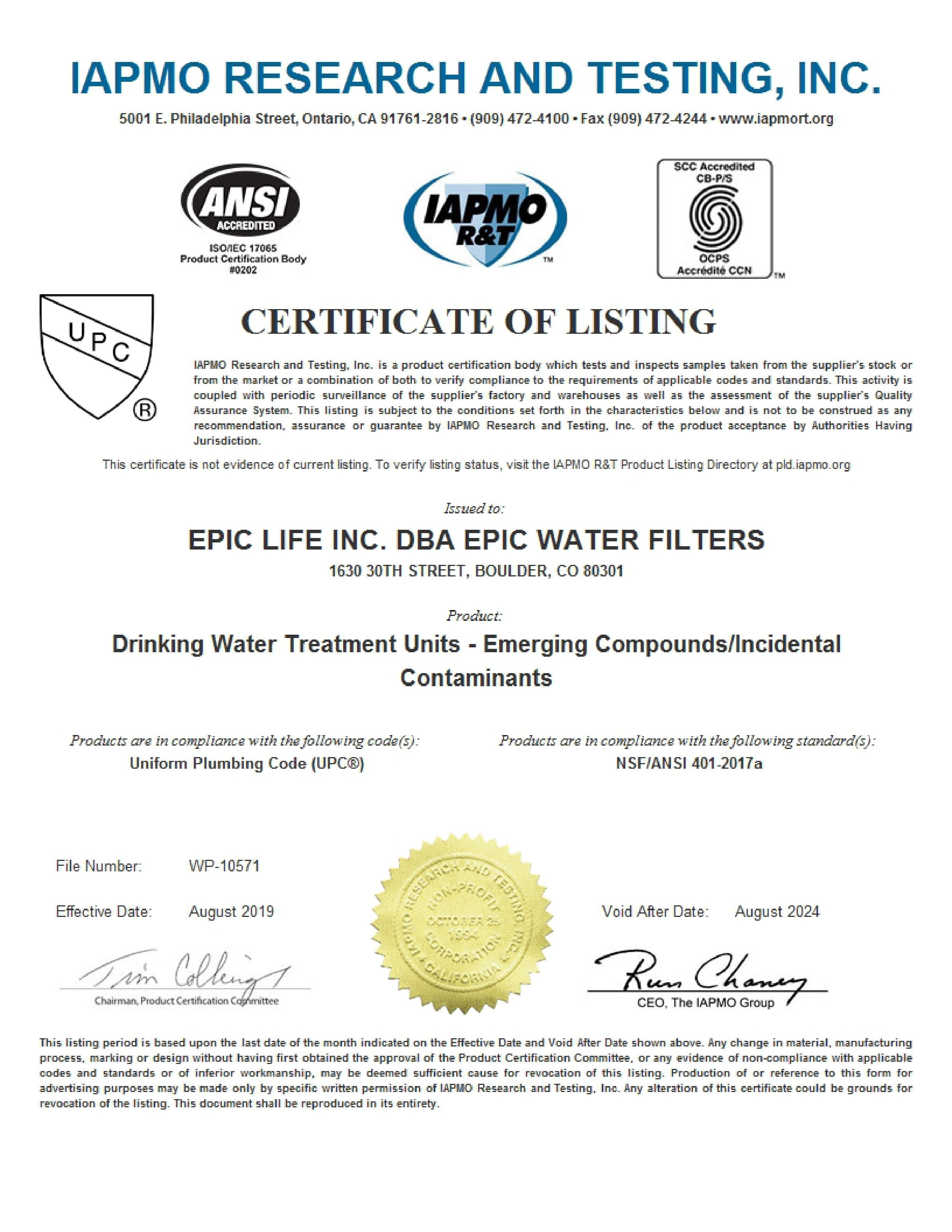 Epic Smart Shield Replacement Filter - OVERLANDERS Outfitter