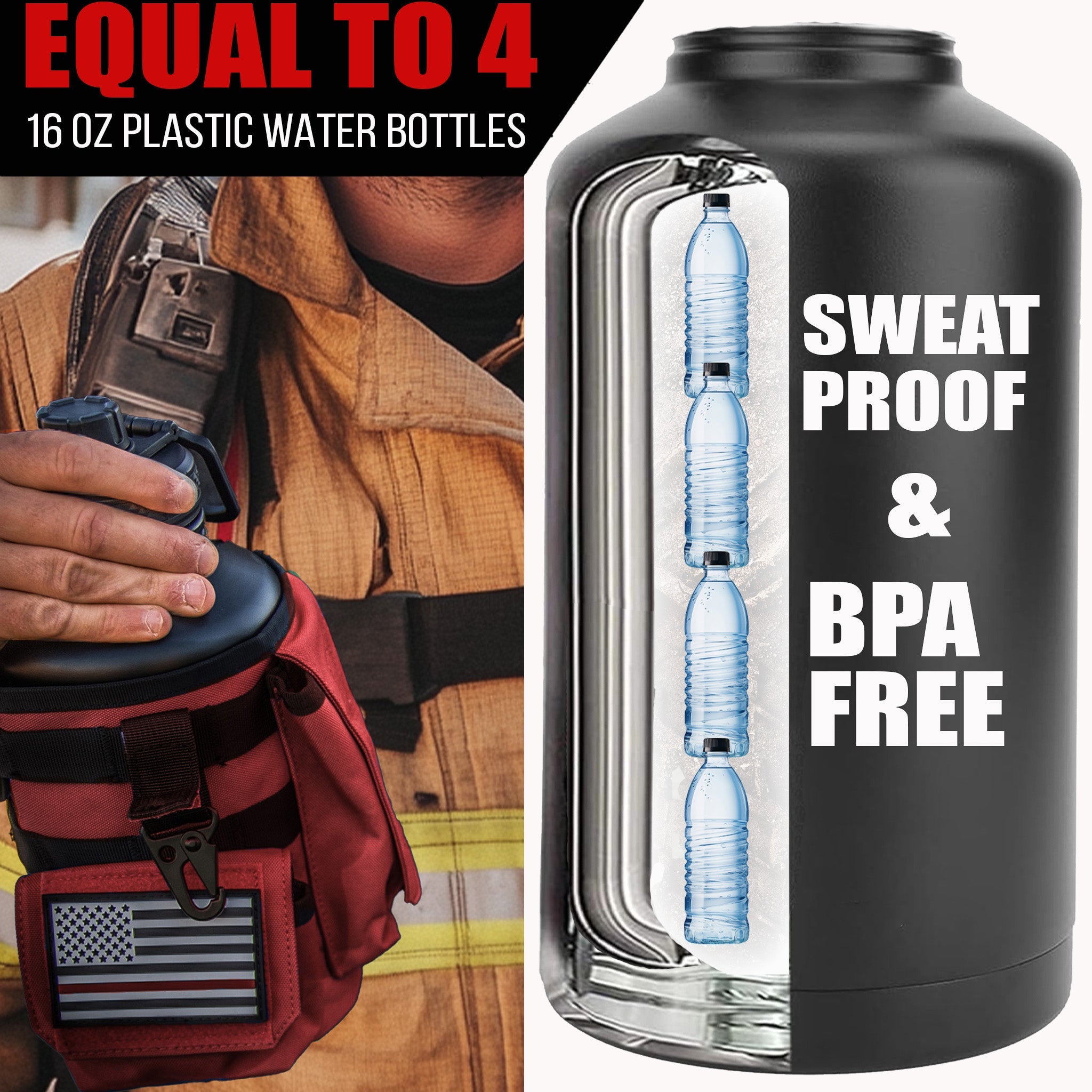 64oz Battle Bottle Water Bottles - We The Collective