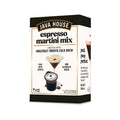Java House Cold Brew Espresso Martini Mix peel and pour pods in packaging, featuring six convenient serving pods.