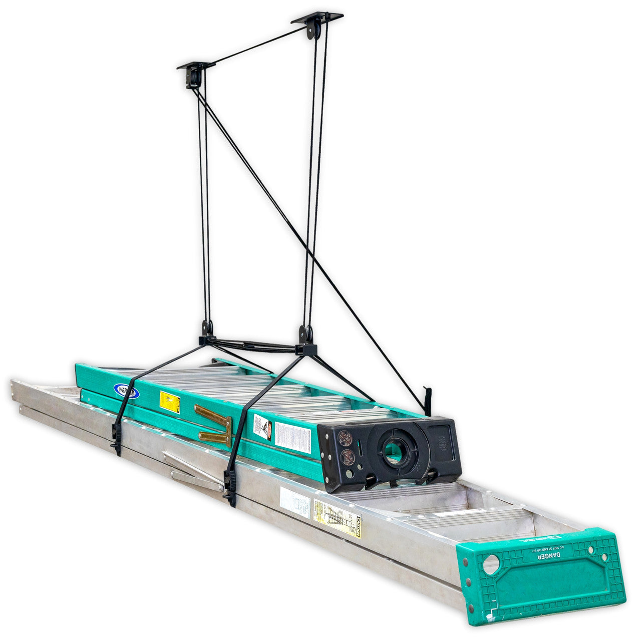 Ladder Hoist | Holds up to 150 lbs | Up to 14' Lift - OVERLANDERS Outfitter