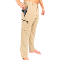 Dry Pocket Explorer waterproof fishing and hiking pants featuring a waterproof pocket and durable outdoor fabric.