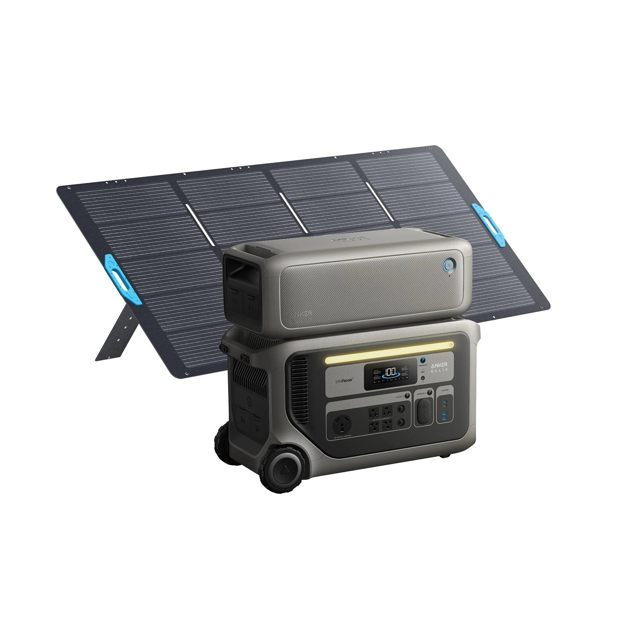 Anker SOLIX F3000 Portable Power Station + BP3000 Expansion Battery + 400w Solar Panel - We The Collective