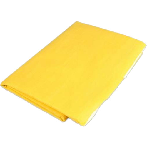 Yellow paramedic emergency blanket providing shelter and warmth, designed for rescue and outdoor survival situations.