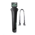 ZEITBIKE Ass Savers Win Wing 2 road rear mudguard with black wishbone attached to bike wheel and frame.