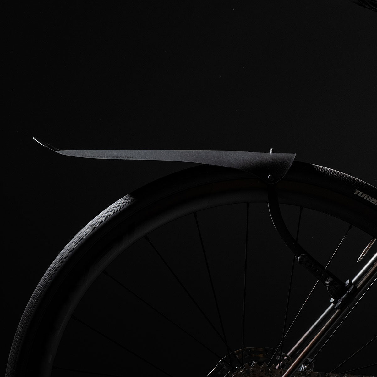 ZEITBIKE Ass Savers Win Wing 2 road rear mudguard with black wishbone, lightweight fender for bike protection.