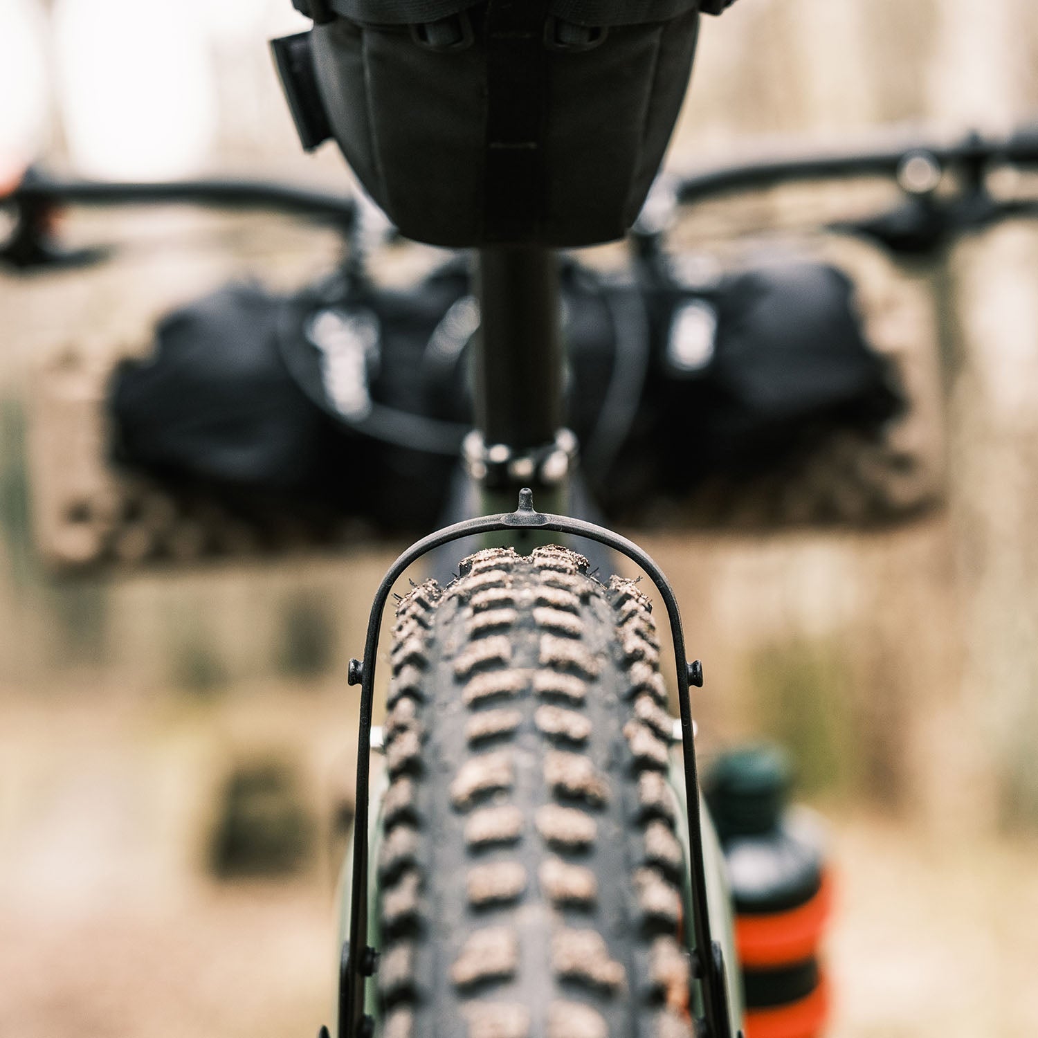 ZEITBIKE Ass Savers Win Wing MTB fenders mounted on mountain bike, lightweight plastic mudguards for off-road cycling.
