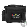 Gotta Go Gotta Throw Fade Gear Lite Disc Golf Bag in black, featuring a spacious design and adjustable straps.
