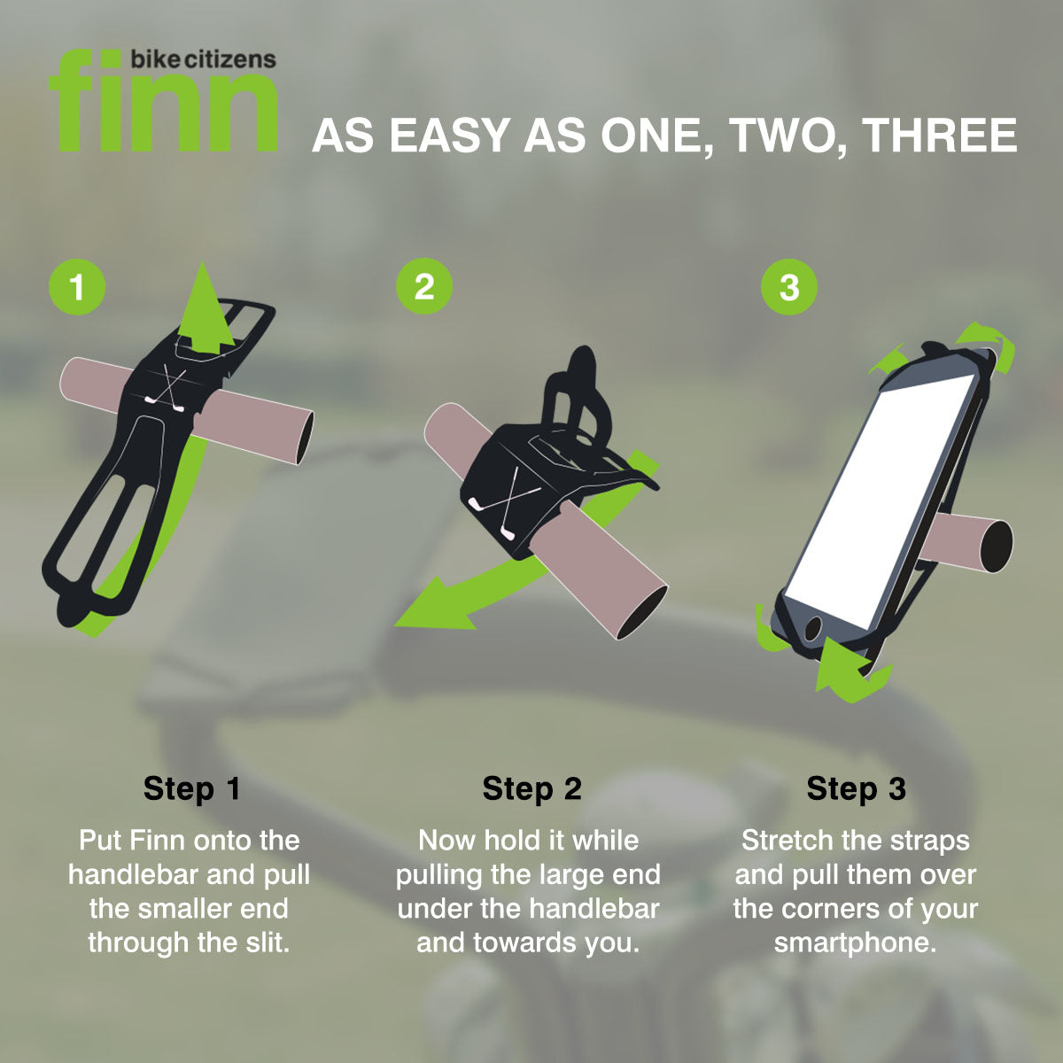 ZEITBIKE FINN universal golf phone mount attached to a golf cart, secure holder for smartphones during play.
