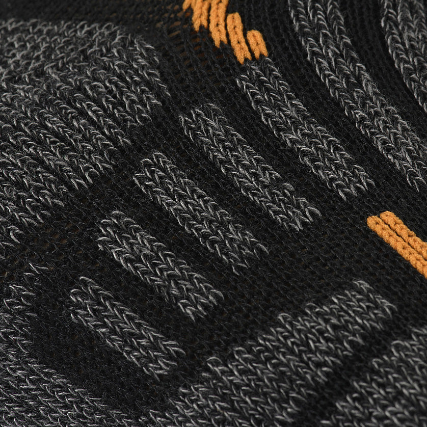 M-TAC Coolmax mid calf socks in dark color, showcasing breathable fabric and long design for comfort and durability.