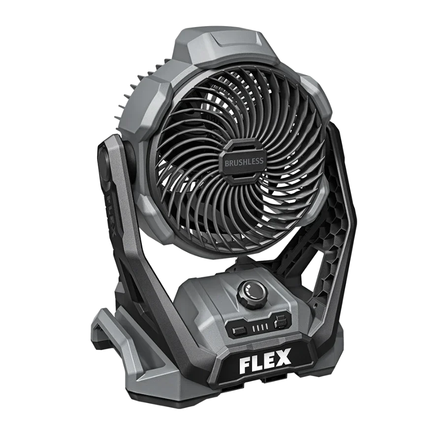 FLEX FX5471-Z 24V Jobsite Fan with 1,100 CFM & 46-Hour Runtime (Tool Only) - OVERLANDERS Outfitter