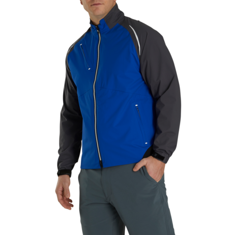 FootJoy DryJoys Select rain jacket, waterproof golf clothing designed for weather protection, in a sleek, lightweight style.