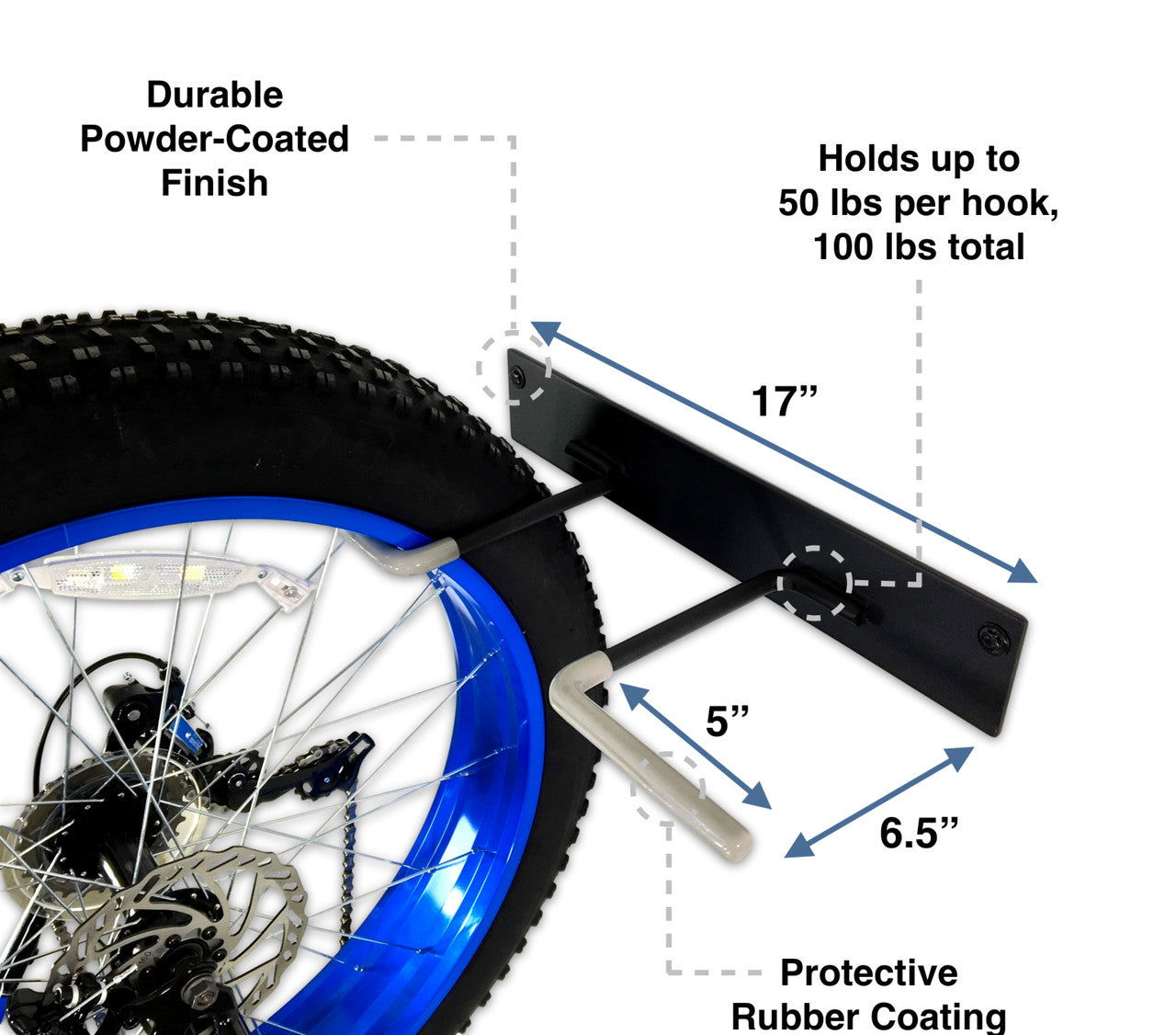 BLAT Fat Tire Bike Storage Rack | 2 Bikes - OVERLANDERS Outfitter