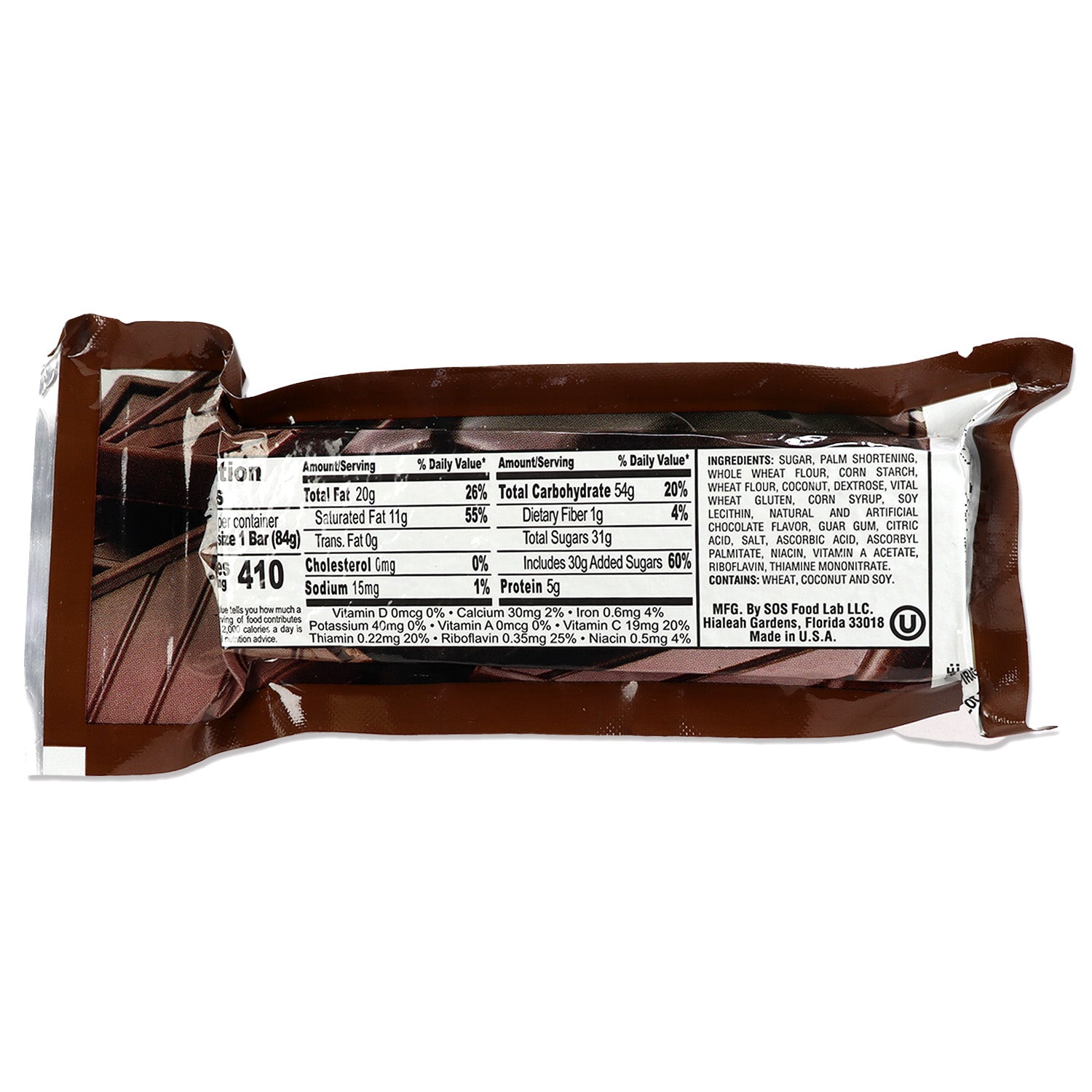 Millennium Energy Bar Chocolate 400 Calories - OVERLANDERS Outfitter