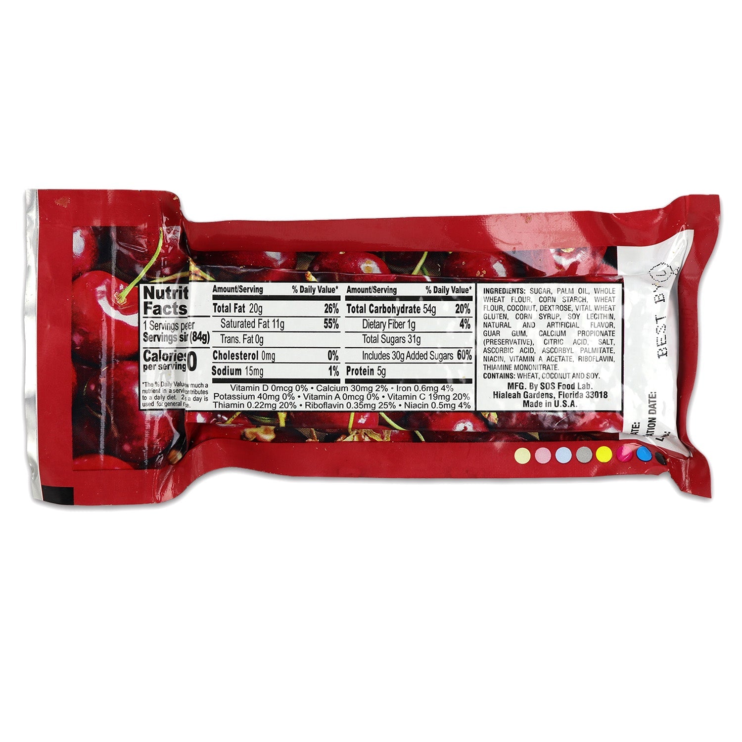 Case of 144 Cherry Bars - OVERLANDERS Outfitter