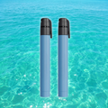 Ultra Compact Water Purification Straw by HygieniSafe® in a 2-pack, designed for clean drinking water during outdoor activities.
