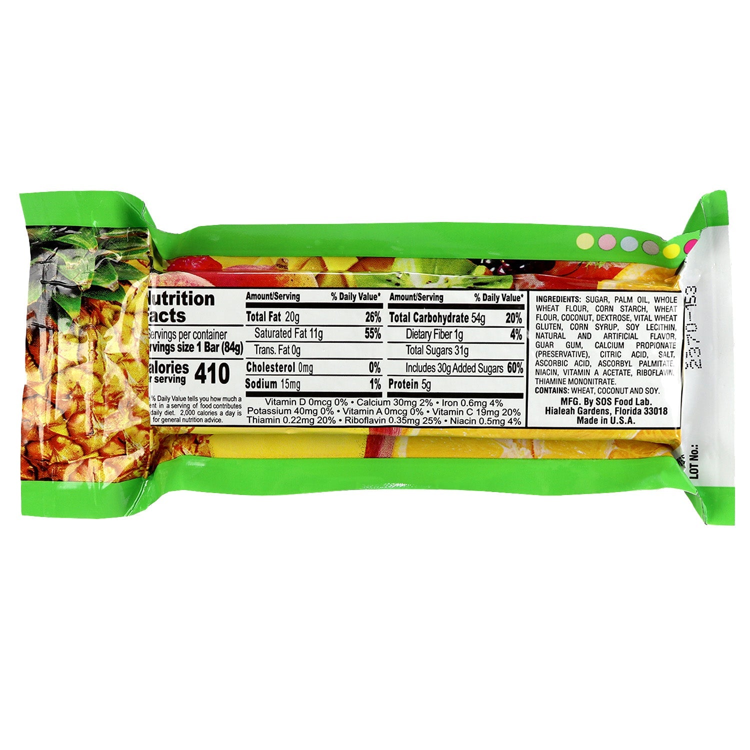 Millennium Energy Bar Tropical Fruit 400 Calories - OVERLANDERS Outfitter