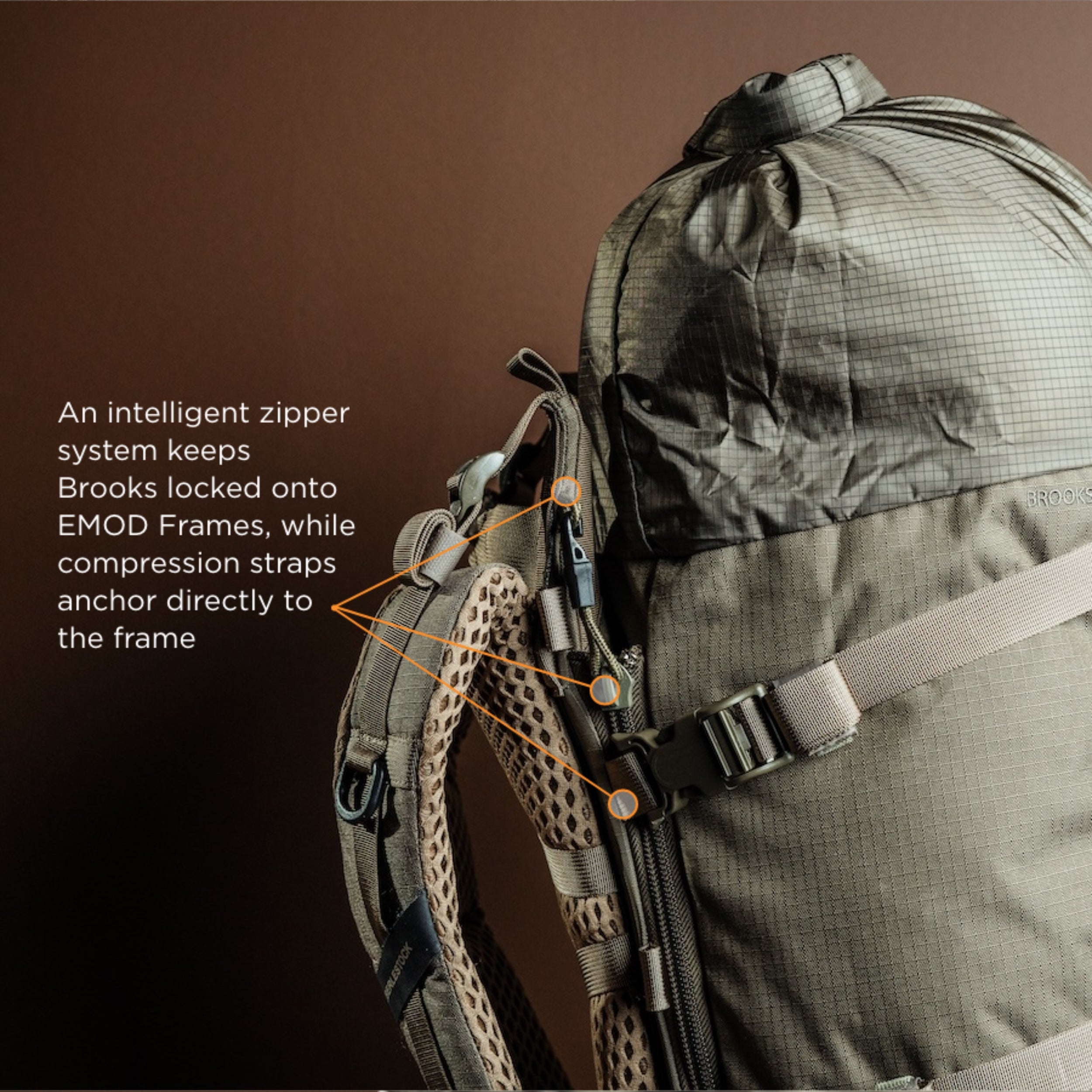 Eberlestock Brooks 7000 - Lightweight w/ EMOD Lid & Hydration Bladder Sleeve - OVERLANDERS Outfitter